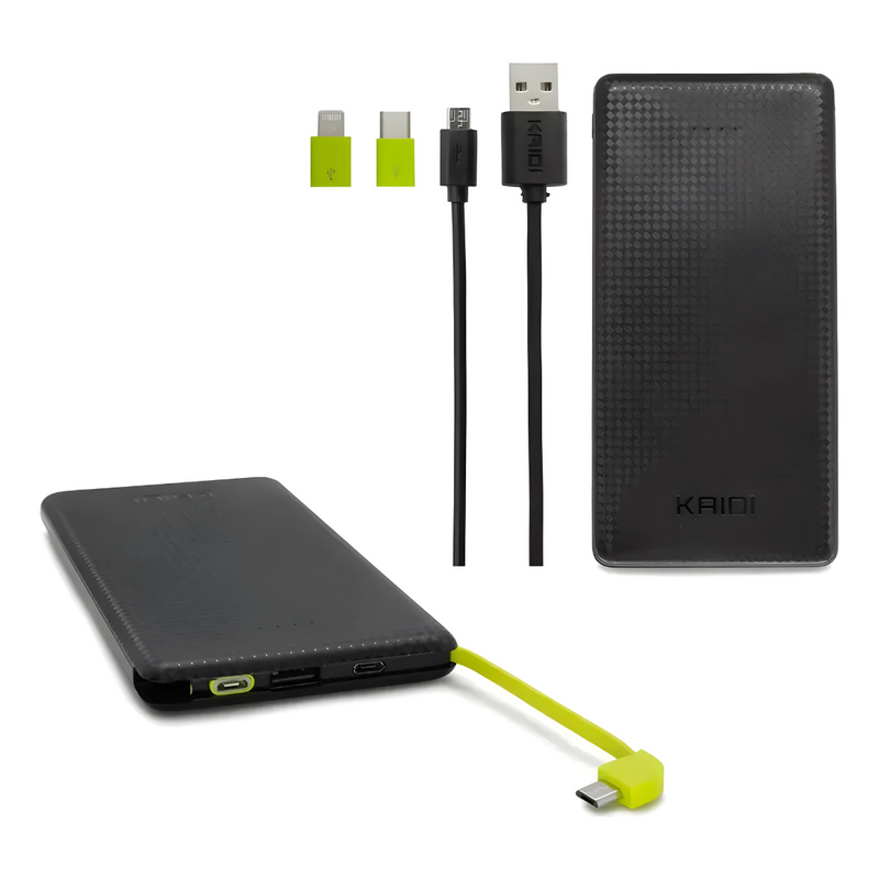 Carregador Power Bank Portátil 10.000 mAh Kaidi KD-951