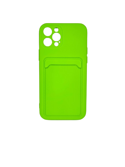 Case Capinha Silicone para iPhone 12 Pro Com Porta Cartão - LETEC | Eletronicos & Imports