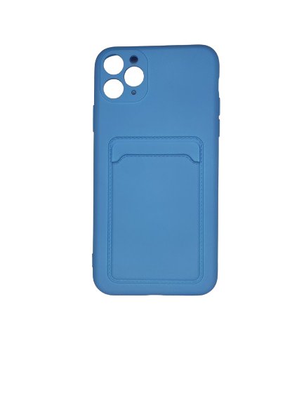 Capinha Silicone Aveludado para iPhone 11 Pro Max - Com porta Cartão - LETEC | Eletronicos & Imports