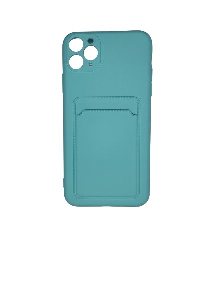 Capinha Silicone Aveludado para iPhone 11 Pro Max - Com porta Cartão - LETEC | Eletronicos & Imports