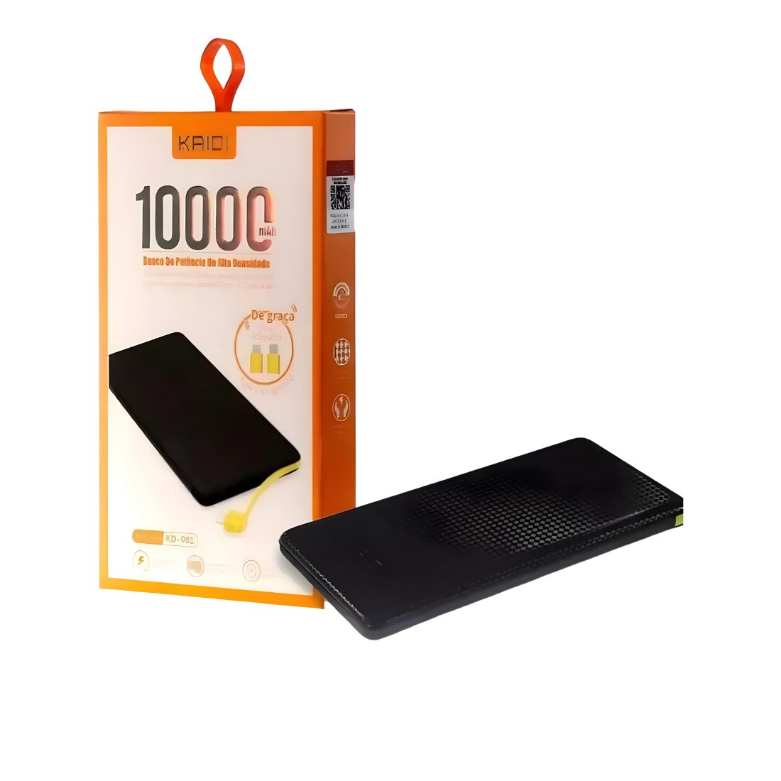 Carregador Power Bank Portátil 10.000 mAh Kaidi KD - 951 - LETEC | Eletronicos & Imports