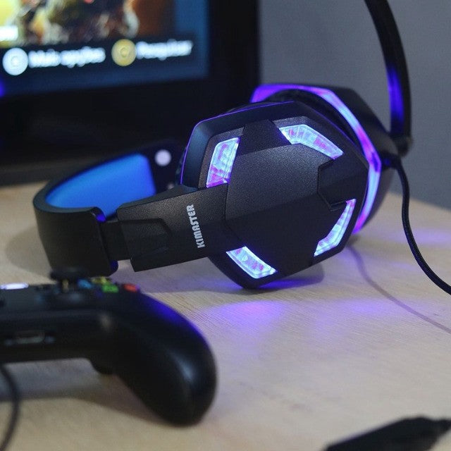 Headset Gamer Kimaster K600 com Controle Inteligente - Ideal para Gamers