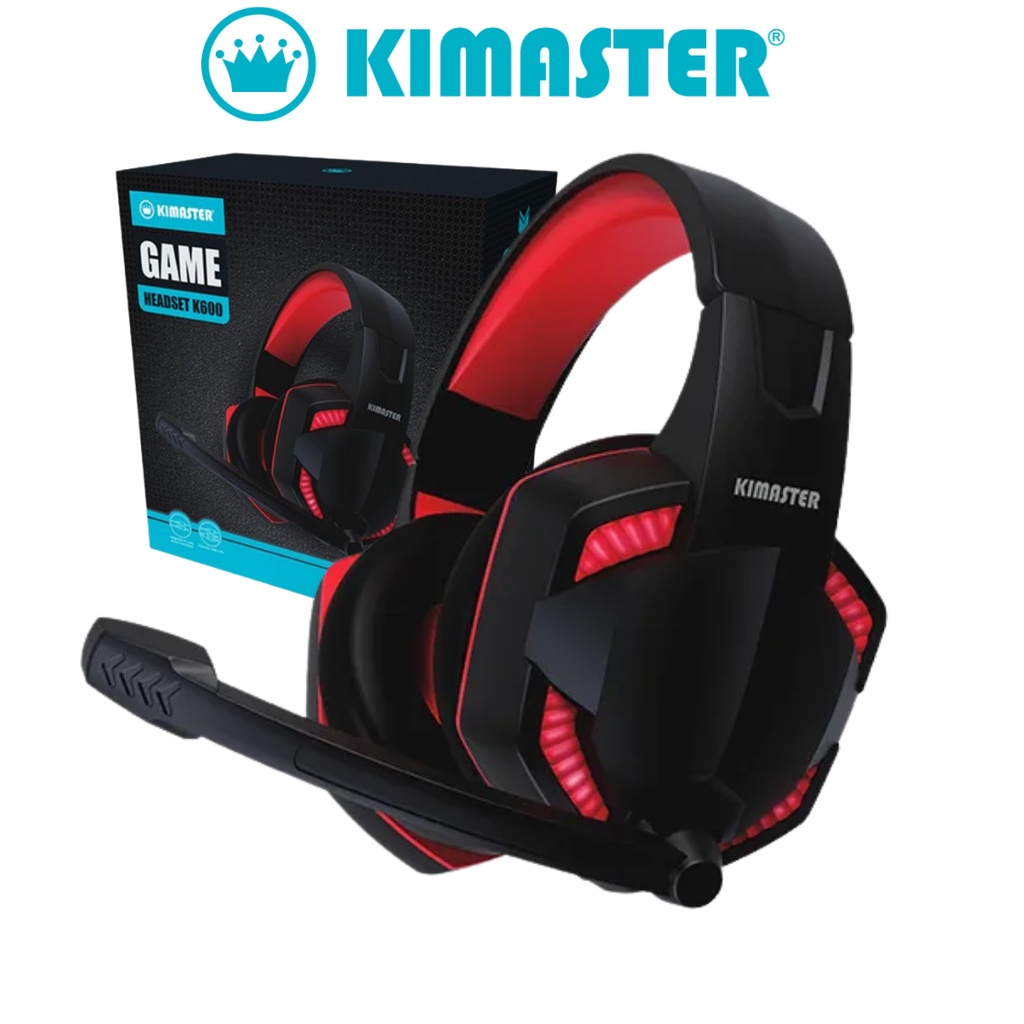 Headset Gamer Kimaster K600 com Controle Inteligente - Ideal para Gamers - LETEC | Eletronicos & Imports