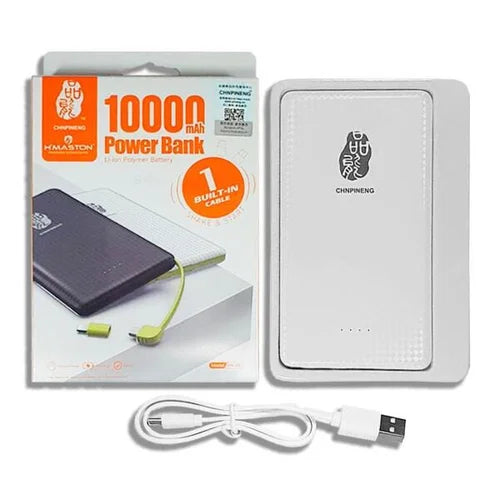 Power Bank Carregador portátil 10000 mAH H'Maston PN-951 Bateria Externa - LETEC | Eletronicos & Imports